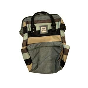 Himawari Green Brown Backpack